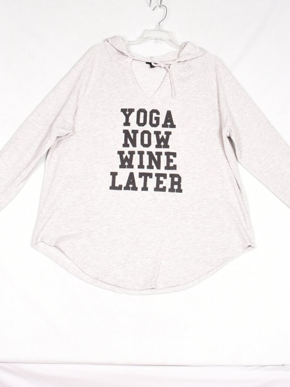 Torrid YOGA Now WINE Later Women's Hoodie Size 1 US 1X